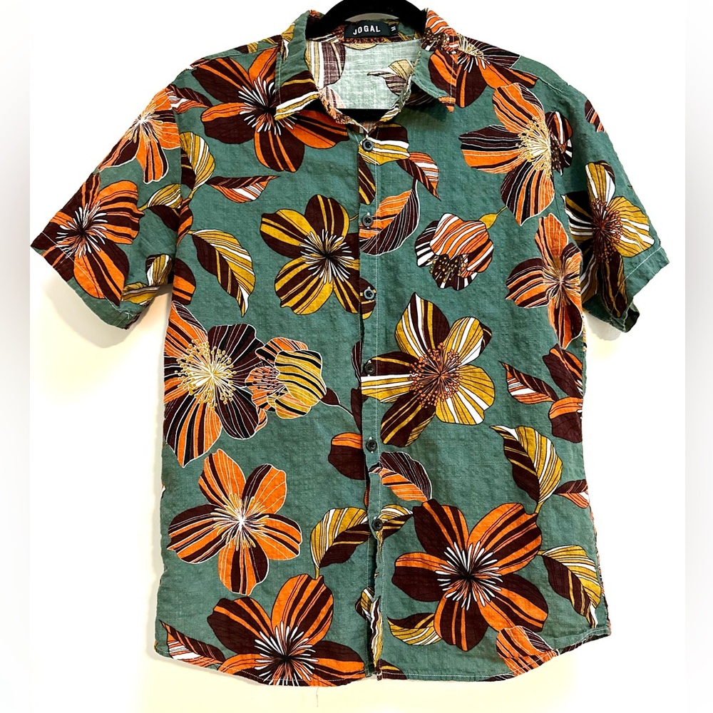 Jogal Casual Button Down Shirt